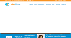 Desktop Screenshot of edgeofchange.com